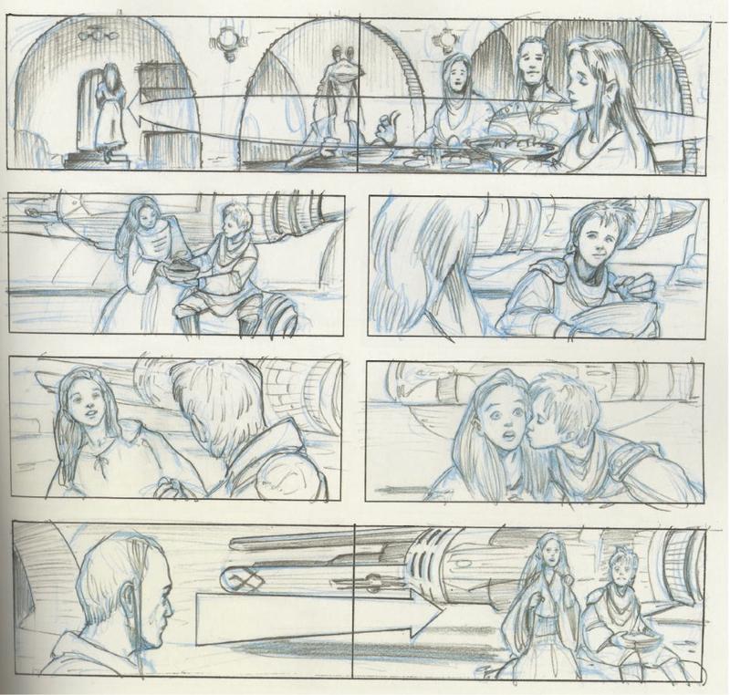 Illustration for article titled Storyboards reveal the amazing Star Wars prequel you never saw